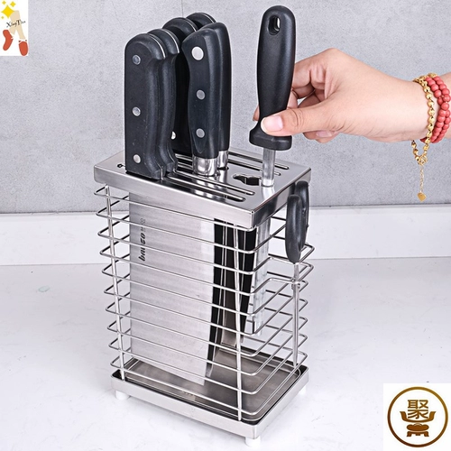 304 Нетяная сталь из нержавеющей стали красная лезвия кухня хранения.