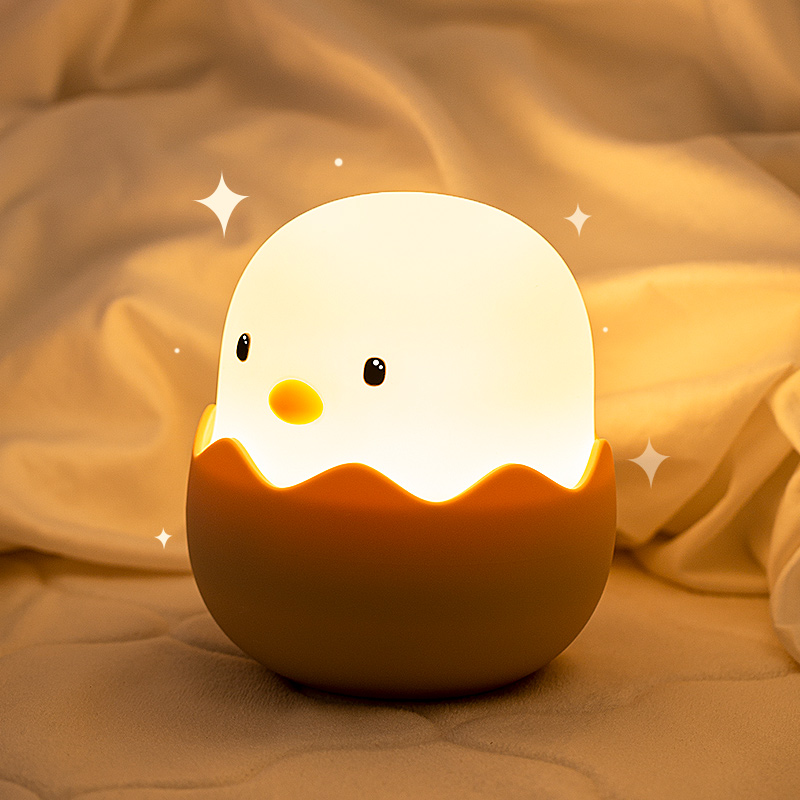 Small eggshell chicken baby eye protection night light bedside mother and baby children breastfeeding feeding bedroom pat charging sleep