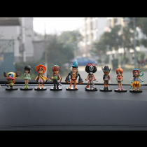One Piece Hang Pirate King Lufei Qiaoba Seven Wuhai hand doll car decoration car decoration doll