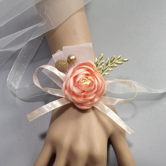 森系伴郎伴娘手腕花结婚胸花新娘新郎胸花结婚新娘手腕花姐妹团