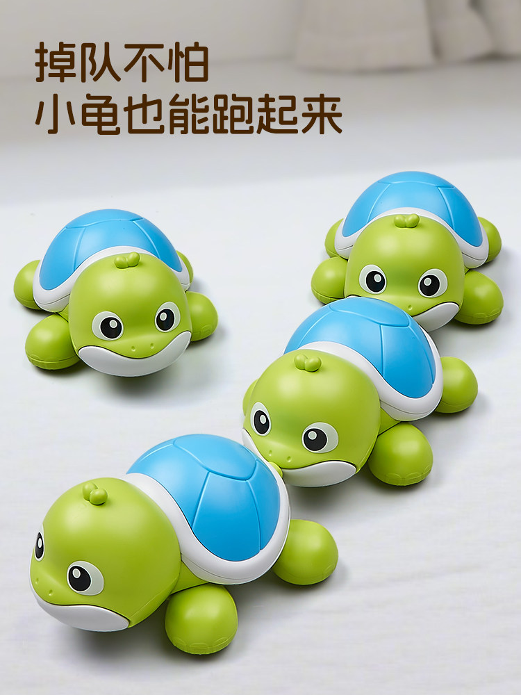 Baby Learning to Crawl, Raising Head, Guided Toy, Crawling Turtle, 0-1 Year Old Newborn Baby, Practice Lying Down, Educational Early Education Gift