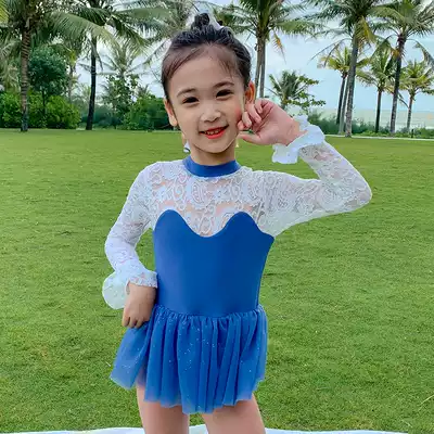 Children's swimsuit Girl tide one-piece gauze skirt Baby princess skirt swimsuit Girl gauze skirt Hot spring vacation swimsuit