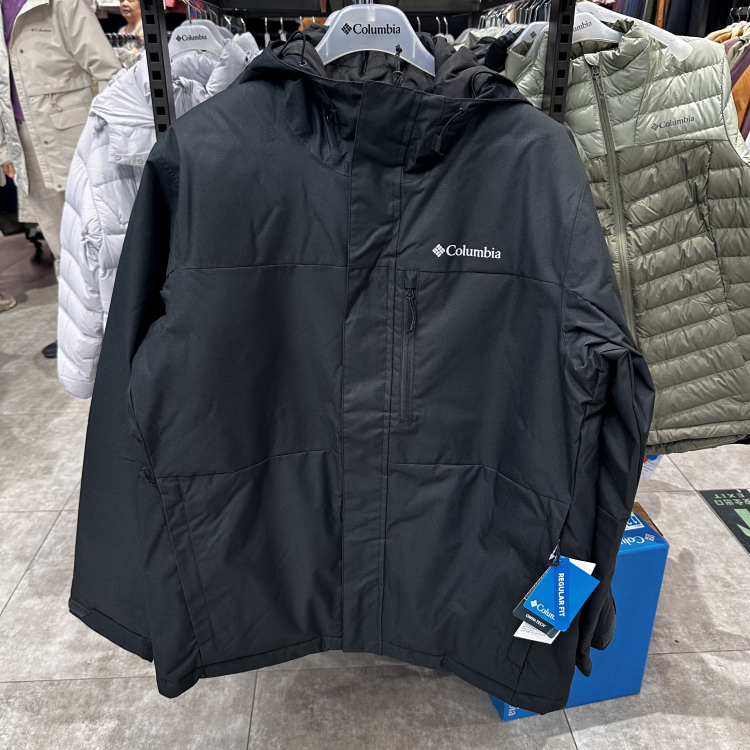 2025 Autumn/Winter New Columbia Outdoor Men's Waterproof Thermal Insulated Padded Jacket We6558