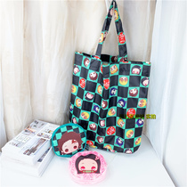 Day Marvel Extinction Blades of Environmentally Friendly Bags Charcoal Jiao Convenient Supermarket Shopping Bags Big Capacity Hand Bags Mommy Bags