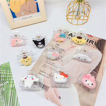 ins cartoon Yugui dog transparent hair clip rear brain spoon grip large number clip head decoration net red temperament shark clip