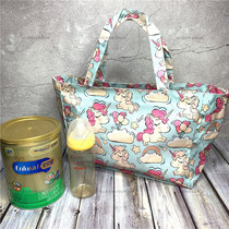 Cartoon Melody unicorn mommy bag baby bottle diaper partition storage bag Bao Ma out of the shoulder bag handbag