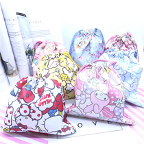 Cartoon cute Corset pocket unicorn Jade dog mini storage bag Snoopy bag Sesame Street drawstring pouch