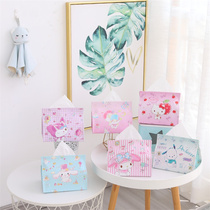 New Cartoon Desktop Tissue Box Tissue Box Tissue Bag Girl Hearts Cute Beauty Leti Jade Gui PU Paper Towels Waterproof And Dust Resistant