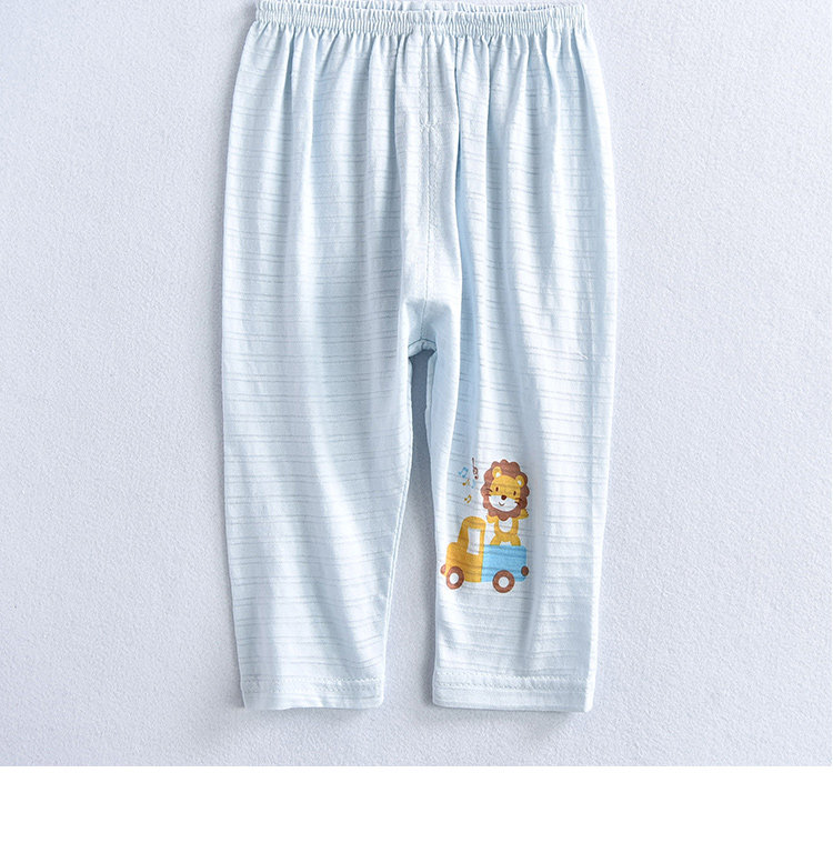 Детское хлопковое термобелье, бамбуковые штаны, пижама, костюм мальчика цветочника, дышащий комплект, детская одежда OTHER / Other 