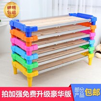 Safe kindergarten bed can be customized convenient to carry small nap bed indoor ultra-lightweight for primary school students to save space at noon