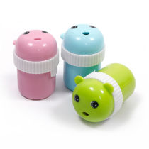 500 head layer label plastic box bamboo toothpick pink cartoon toothpick box toothpick jar Simple living room toothpick tube