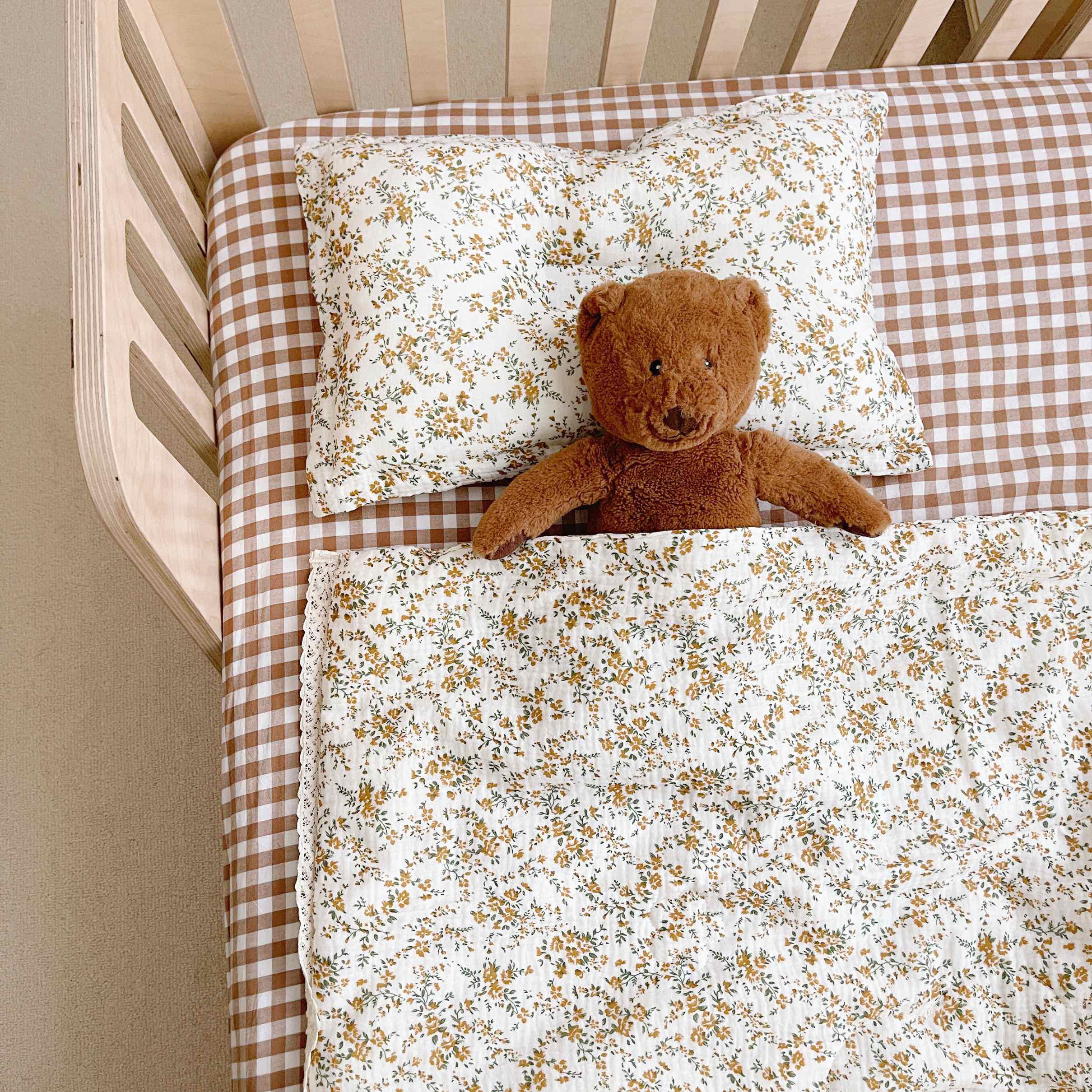 Korean-style retro flower summer by baby double yarn children of baby cotton single nap air conditioning quilt