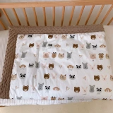 Стеганое детское зимнее одеяло для детского сада, увеличенная толщина