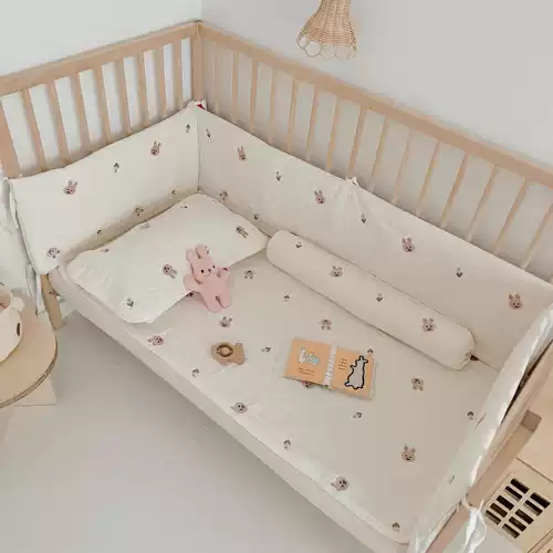 Брендовая кроватка, бортики, лента для новорожденных, защитная сумка, детское съёмное ограждение для приставной кровати, защита от столкновений