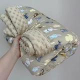 Стеганое детское зимнее одеяло для детского сада, увеличенная толщина