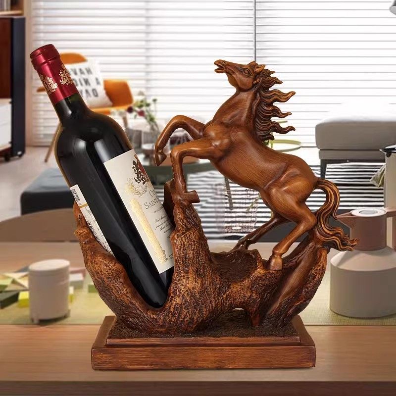 Creative zodiac horse wine rack: how to elevate your home's style 🏠