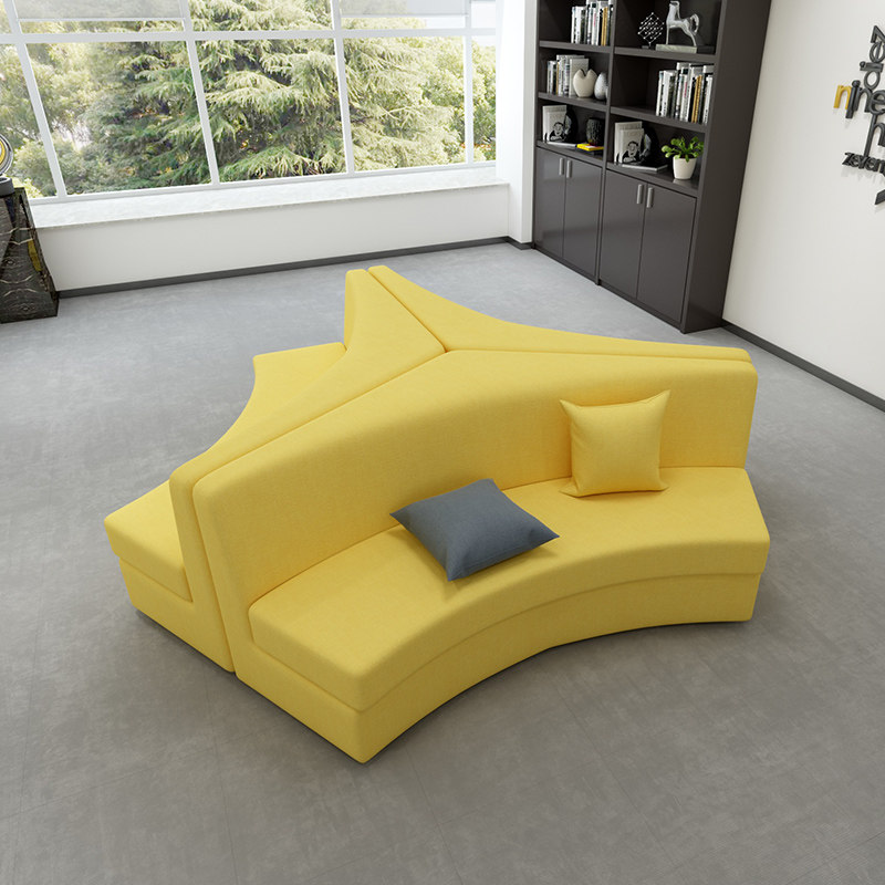 Simple Personality Modern Office Shopping Mall Hotel Library Photo Studio Business Negotiation Rest Nordic Combination Sofa