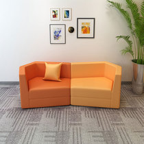 Corporate Banking Film House 4S Shop Hall Reception Room Lounge Anomalous Creative Office Sofa Tea Table Composition Suit