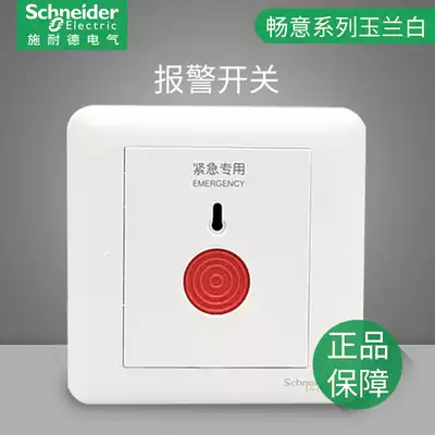 Schneider Changyi frosted white alarm switch Wake-up switch