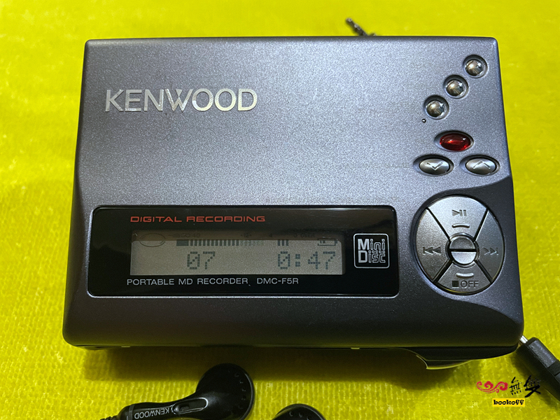 【美品♪】KENWOOD DMC-F5R MDプレイヤー Kenwood DMC-F5R Black Minidisc MD Walkman Player Recorder