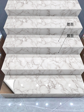 Поместить 楼梯贴台阶贴地板大理石纹贴纸自粘改造踏步翻新防滑装饰贴墙折叠 Liao color