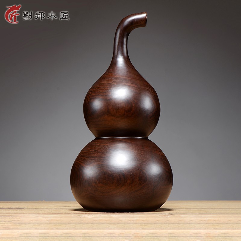 Black sandal wood hoist wiring piece of red wood hoist craft high-end creative inner living room seating decoration gift