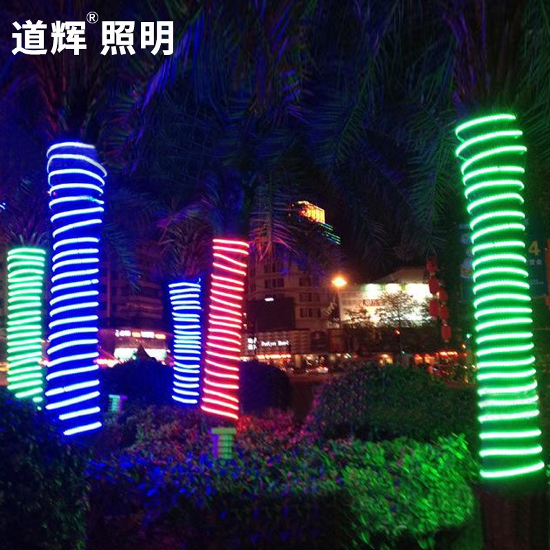 Outdoor lights with LED Ultra-bright waterproof color seven high-end creative external living room ceiling white light dark slot home decoration