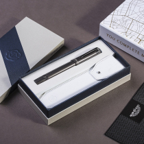 HERO HERO Pen 10k gold nib H718 rotating pen cover piston ink ink business gift box set office adult men teacher birthday gift