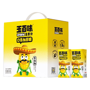 玉百味鲜榨玉米汁200ml*12盒