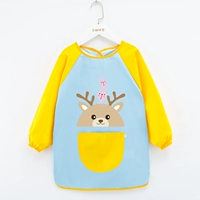 Желто -рукав синий тело милый олень W (магическая наклейка)