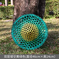 Двойной полой полый желтый