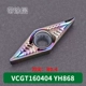 VCGT160404 YH868 Красочное покрытие Большое наконечник ножа R0.4