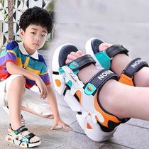  Boys sandals 2021 new summer childrens non-slip girls baby shoes soft-soled childrens beach shoes childrens shoes