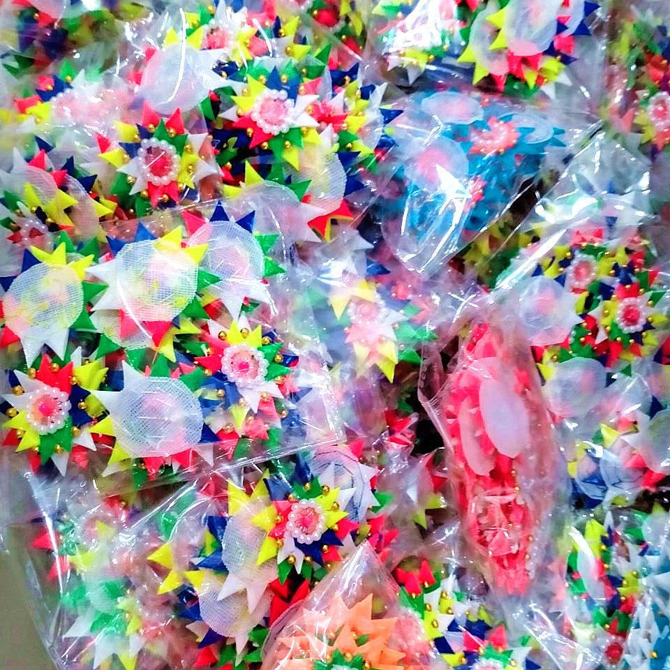 Miao costumes Miao costumes handmade decorative flowers to inform the colors-Taobao