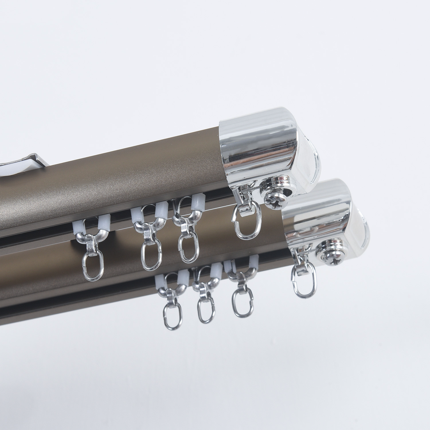 [USD 15.71] Aluminum Alloy Curtain Rail Direct Rail Curtain Rod Slide ...
