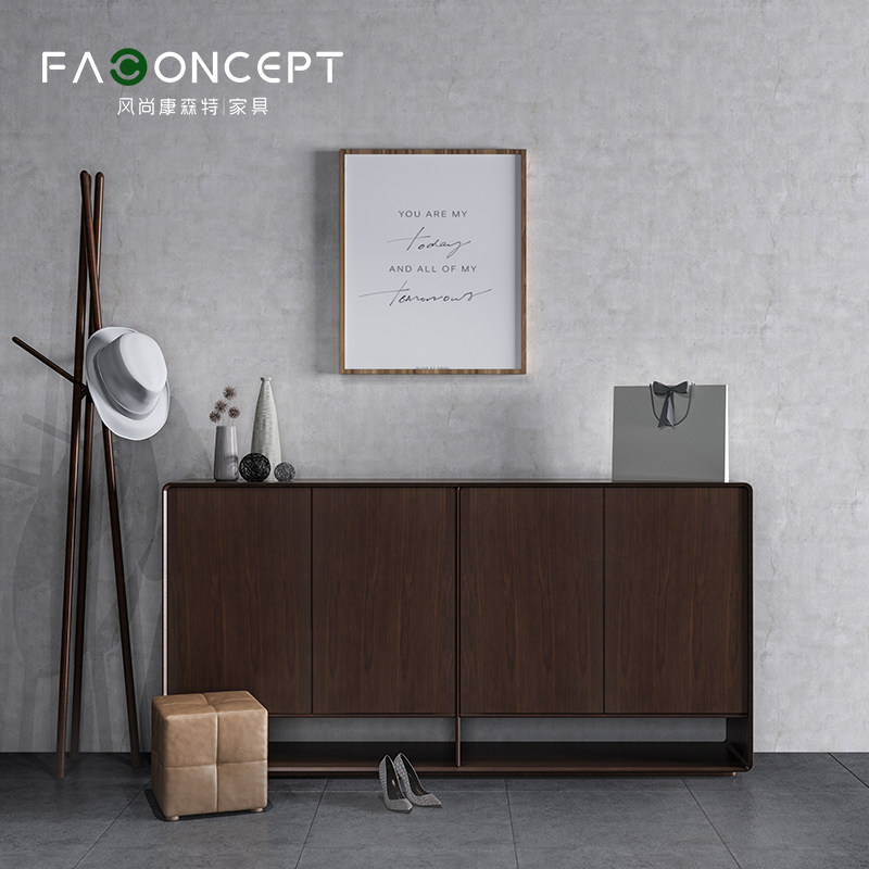 Nordic Shoe Cabinet Home Door Hall Xuan Guan Cabinet Minimalist Modern Small Household Type Partition Balcony Side Cabinet Entrance Door Intake Cabinet