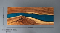 South American walnut wood resin table 200 * 80 * 4 shipping costs to pay