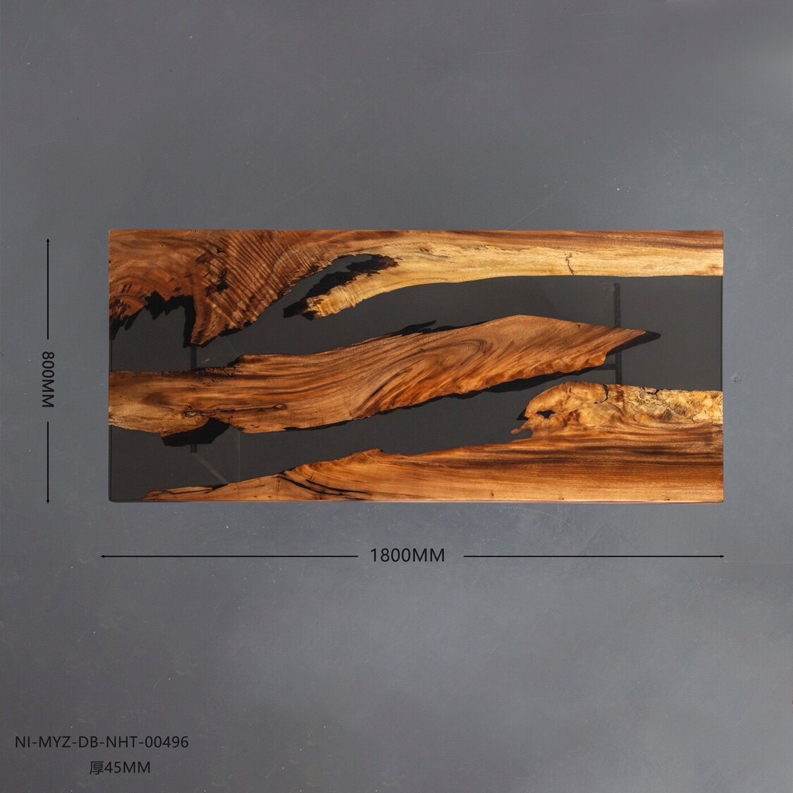 Walnut resin solid wood slab full square 180*80*4 5 freight collect