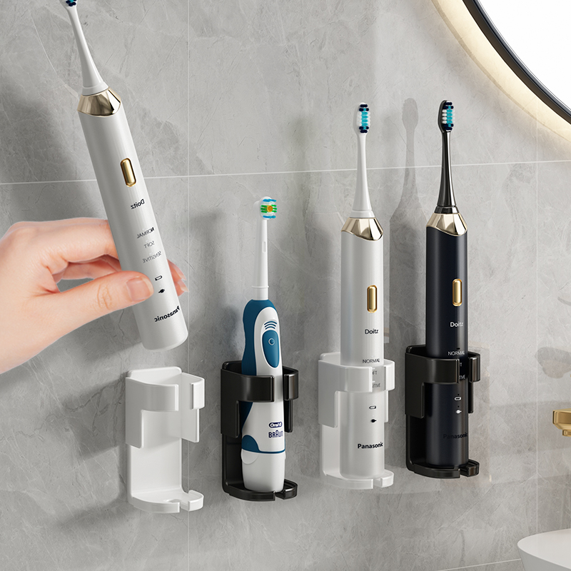 Electric toothbrush holder rack-free wall-type toothbrushing cup dressing room hanging wall-type dental furniture containing layer shelf wall-mounted
