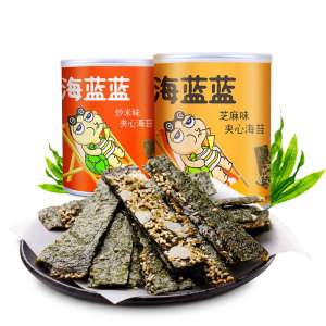 【拍4件】海蓝蓝夹心海苔儿童即食