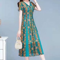 (Counter) 2021 summer Foreign Style New Age dress (XL-6XL)YIC-YEHRZT51