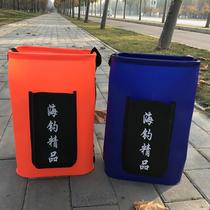 Sea Fishing Bucket Folding Bucket Fishing Bucket Live Fish Tank Fish Protect Keg MULTIFUNCTIONAL WATERPROOF FISH TANK FITTED FISH BARREL THICKENED