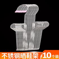Shoe hanging rack outdoor balcony shoe rack adhesive hook multi-function Sun shoe rack drying rack drying shoe artifact anti-yellow