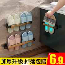 Bathroom slippers Shelf wall hanging free of punching toilet shoes Toilet Shoes Containing deity Drain Shoe Rack Shelve