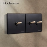 Ретро латунный переключатель, черная световая панель, скандинавский стиль