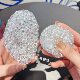 3-Pack Creative White Moonlight Stress Balls, Fun to Squeeze, Good Hand Feel, Office Stress Relief Toy Beads, Venting Balls