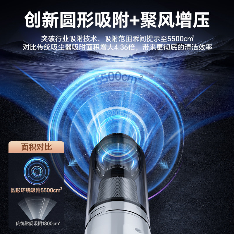 Car Vacuum Cleaner with Strong Suction, Wireless Handheld, Small Car Vacuum, Powerful Mini Vacuum for Home and Car Use