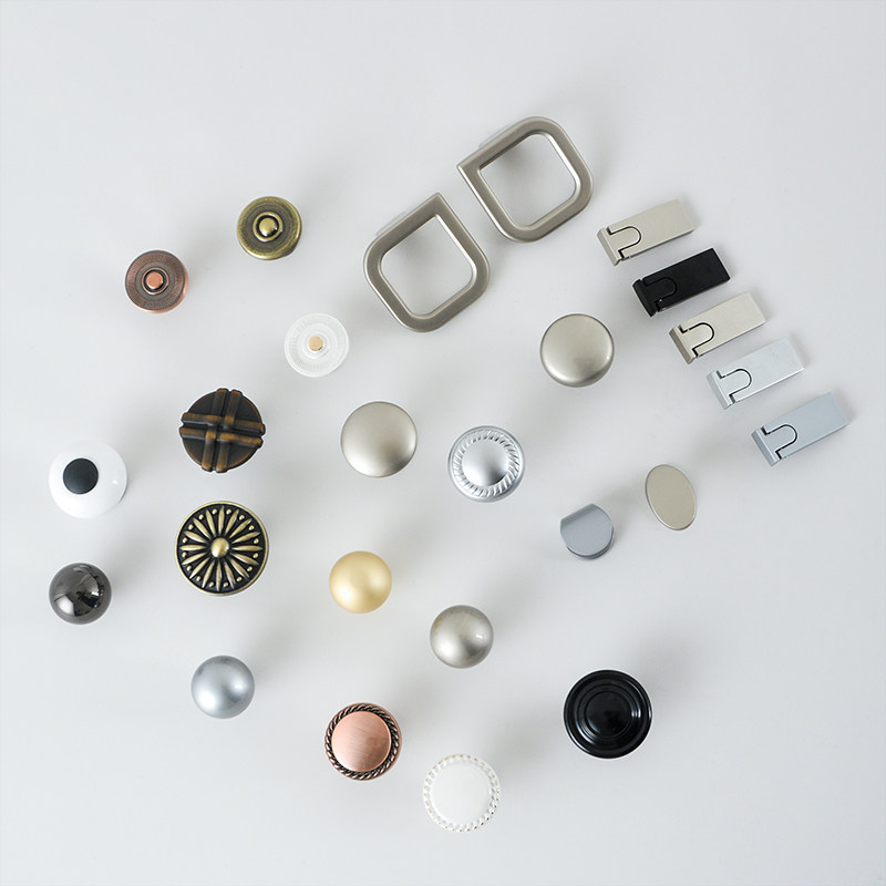 Modern simple single hole round handle Jane European wardrobe cabinet drawer small handle brand wardrobe store counter door handle