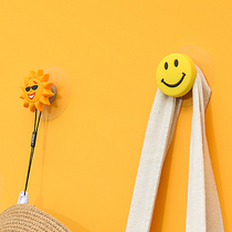 Nail-free hook Environmental protection color cartoon childrens room hook Bathroom hook Punch-free strong hook Nail-free handle