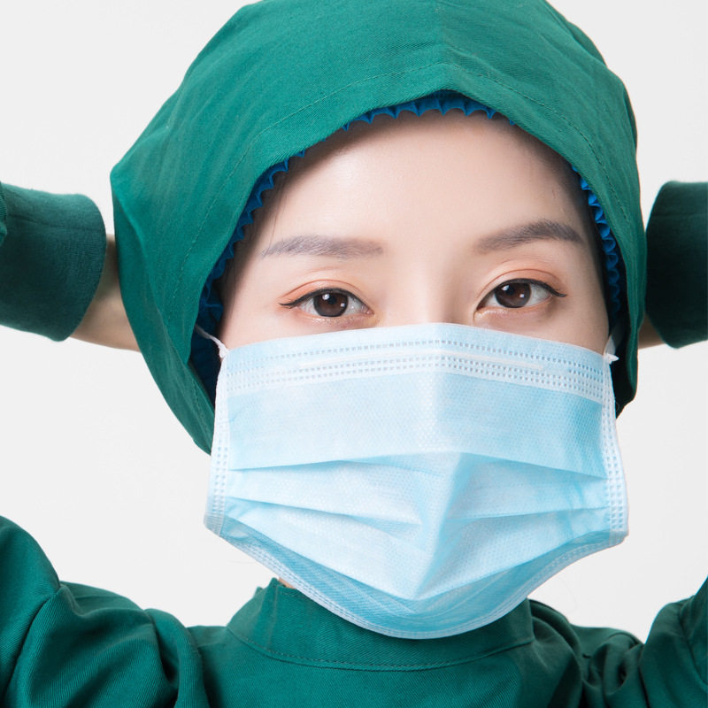 Mask Women's thin section 3d Solid disposable triple layer net red male tide adult children thick unwoven cloth anti-dust and smog-proof